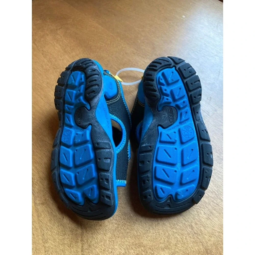 Keen Knotch River Toddler Sandals Blue Yellow Water Shoes Size 9 US Kids